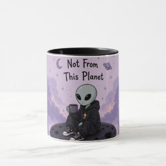 Caneca de Alien Fofo – Design Adorável de Criatura