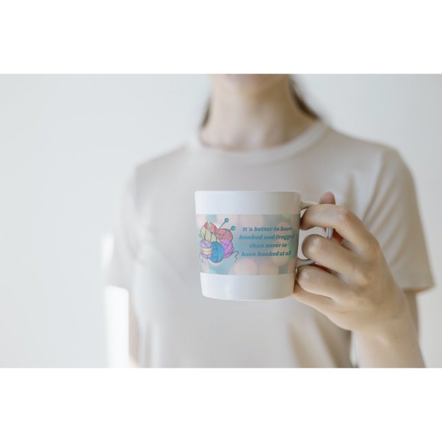 Caneca de amante de crochê (Criador carregado)