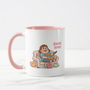 Caneca de Amante de Séries – Noite Aconchegante co