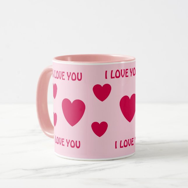 CANECA DE AMOR COMO PRESENTE ANO NOVO VALENTININE  (Frente Esquerda)