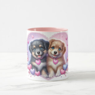 Caneca de amor de cachorrinho