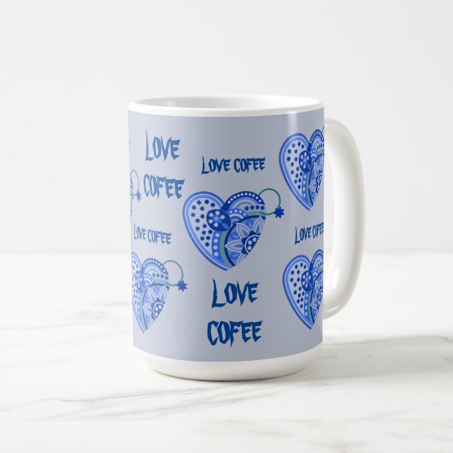CANECA DE AMOR DE CAFÉ QUENTE (Frente Esquerda)