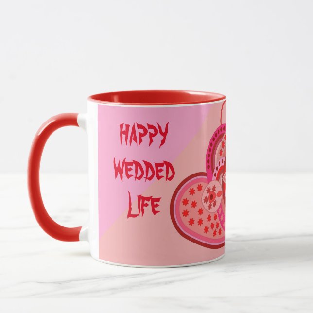 CANECA DE AMOR PARA CASAL DE NOIVOS (Esquerda)