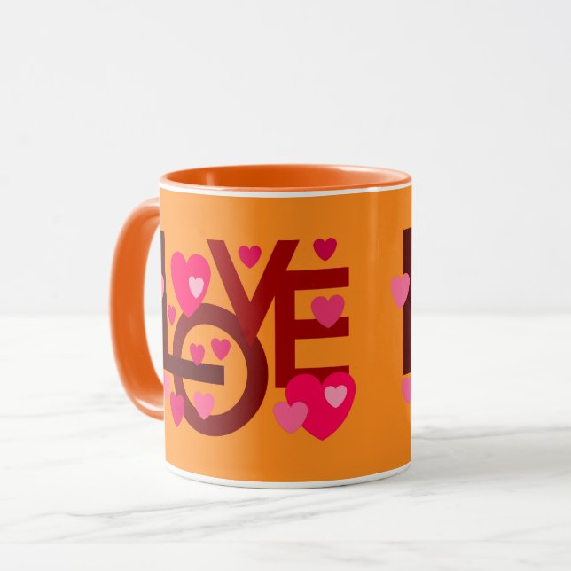 CANECA DE AMOR UM PRESENTE ANO NOVO, VALENTININO Q (Frente Esquerda)