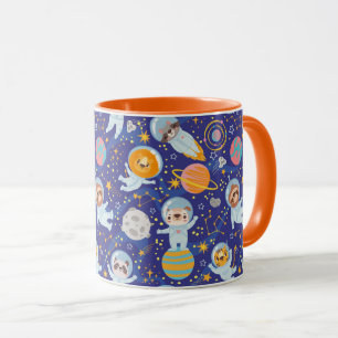 Caneca de Animais Espaciais