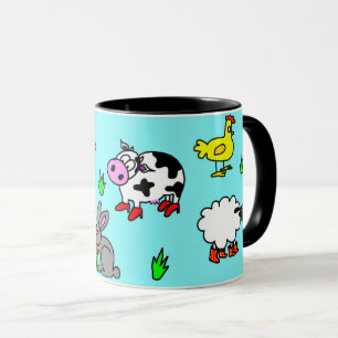 Caneca de Animal de Fazenda