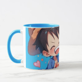 Caneca de Anime Luffy & Boa Hancock
