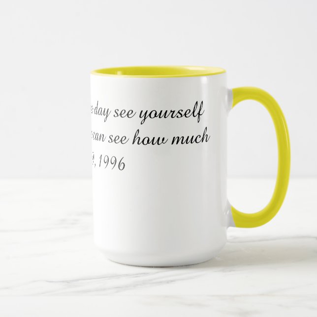 Caneca de Aniversário (Direita)