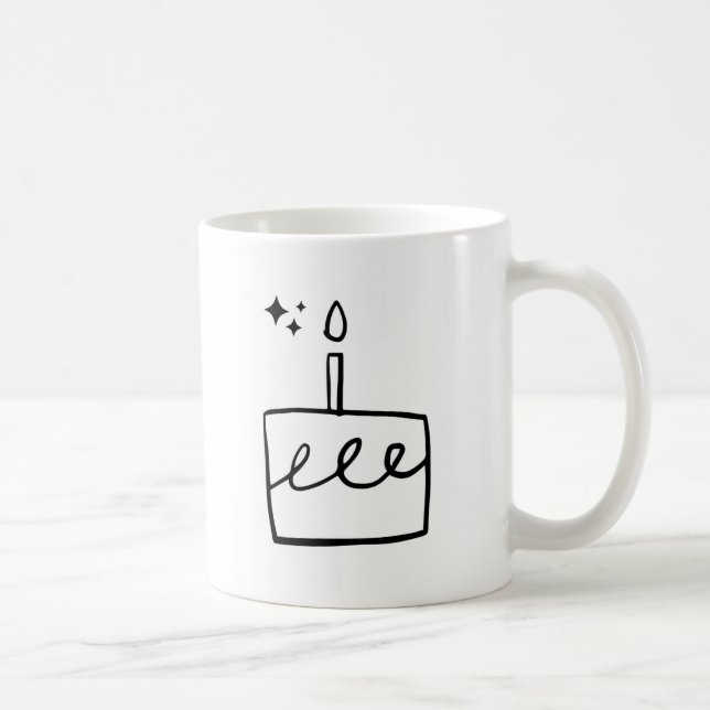 Caneca de Aniversário da Mamãe – Caneca de Café de (Direita)