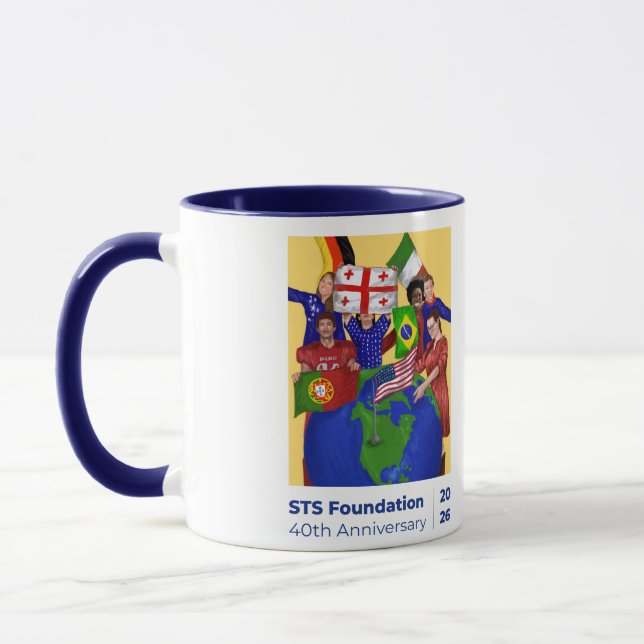 Caneca de Aniversário de 40 anos da Fundação STS (Esquerda)