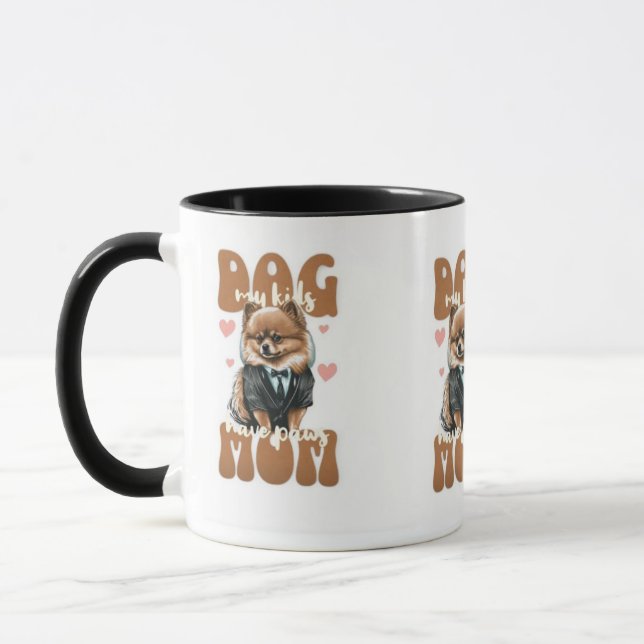Caneca de Aniversário de Mãe de Cachorro – Celebre (Esquerda)