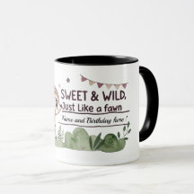 Caneca de Aniversário de Meninas com Nome Personal