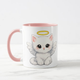 Caneca de Anjo Gatinho Fofo
