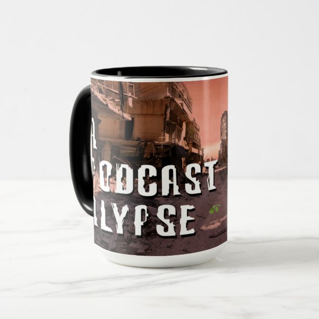 Caneca de Apodcastalypse (Frente Esquerda)