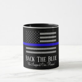 CANECA DE APOIO À POLÍCIA AZUL