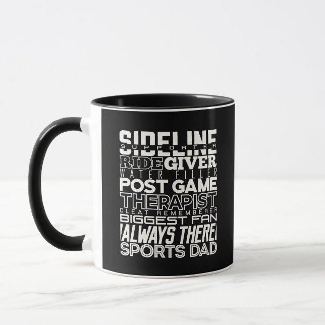 Caneca de Apoio dos Pais nas Laterais do Esporte M (Esquerda)