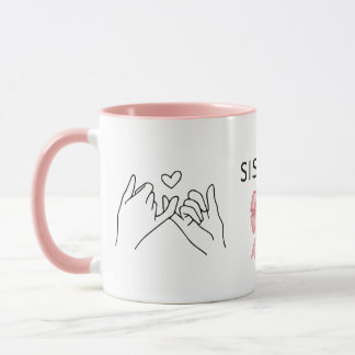 Caneca de Apoio e Força para Irmãs