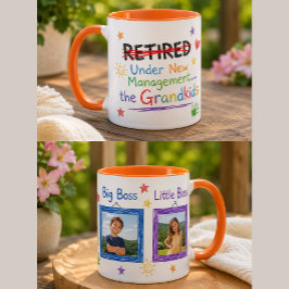Caneca de Aposentadoria Divertida com Netos (Perso