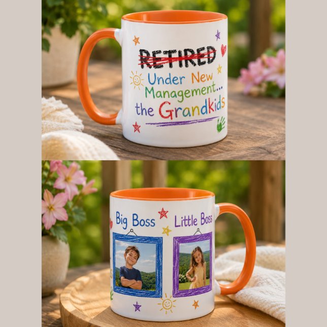 Caneca de Aposentadoria Divertida com Netos (Perso (Criador carregado)
