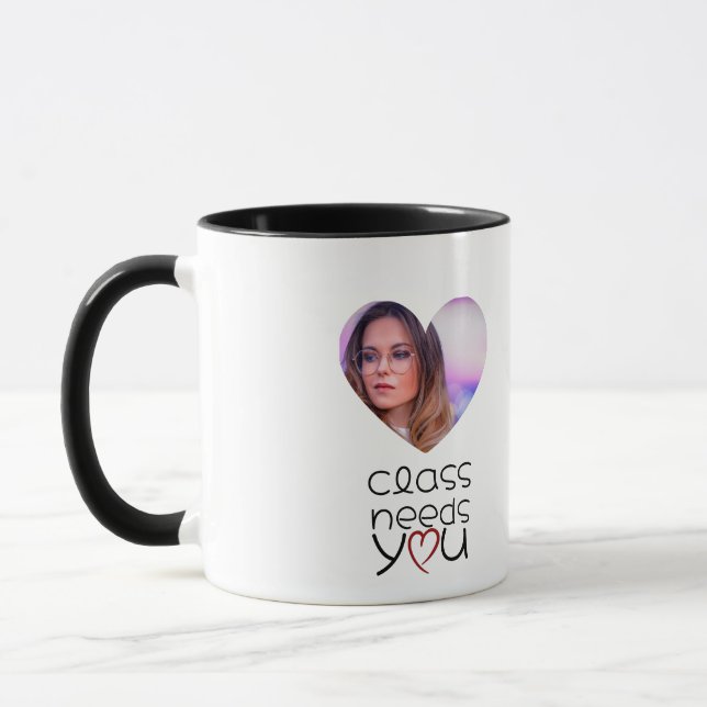Caneca de Apreciação para Professores com Moldura  (Esquerda)