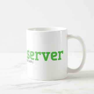 Caneca de Archserver com nosso logotipo