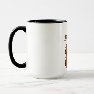 Caneca de Arte de Preguiça Floral