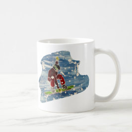 Caneca de arte de snowboard
