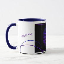 Caneca de arte digital Elegância 