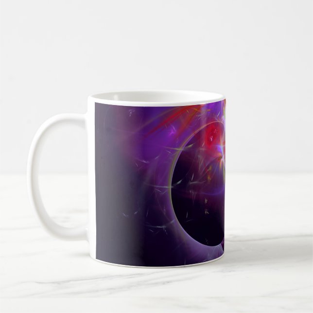 Caneca de arte fractal (Esquerda)