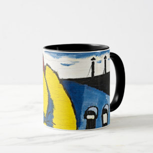 Caneca de Arte Modernista Sayen Trees 1912