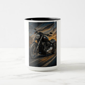 Caneca de Arte Mosaico Cruiser Meia-Noite