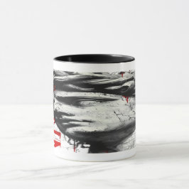 Caneca de Arte Polka de Lixo com Busto Clássico Ra