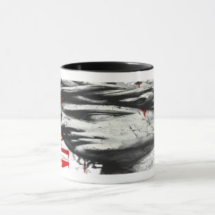 Caneca de Arte Polka de Lixo com Busto Clássico Ra