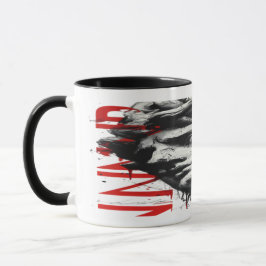 Caneca de Arte Polka de Lixo com Busto Clássico Ra