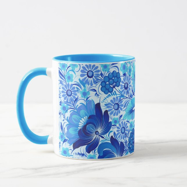Caneca de arte popular tradicional ucraniana Petri (Esquerda)