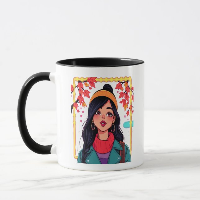 Caneca de Arte Única – Presente Aconchegante Perfe (Esquerda)