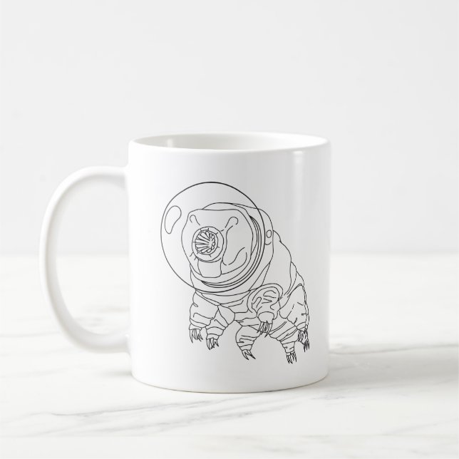 Caneca de astronauta tardígrada (Esquerda)