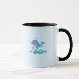 Caneca de Baleia do Oceano Fofa