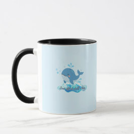 Caneca de Baleia do Oceano Fofa