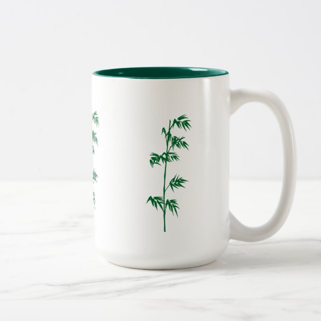 Caneca de bambu verde (Direita)