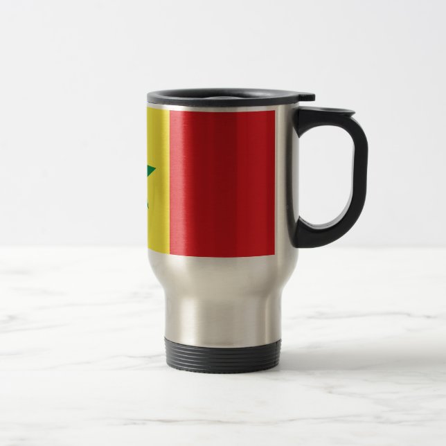 Caneca de bandeira senegalesa (Direita)