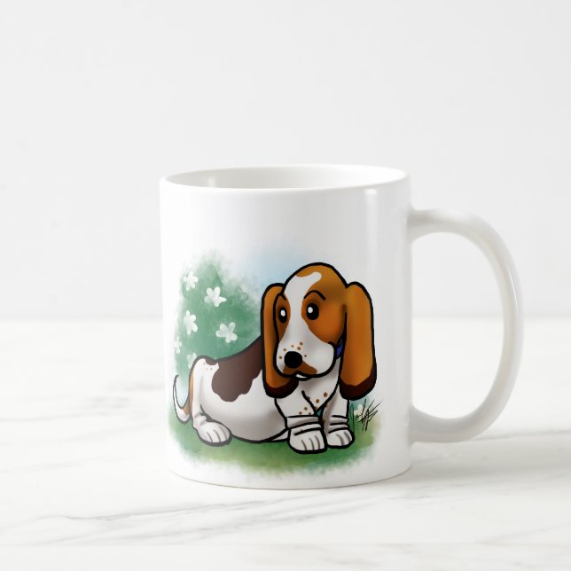 Caneca de Basset Hound (Direita)