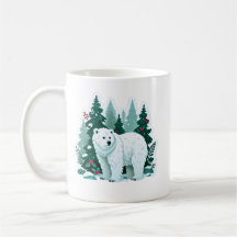 Caneca de Bear Espiritual de Natal - Mágica Flores