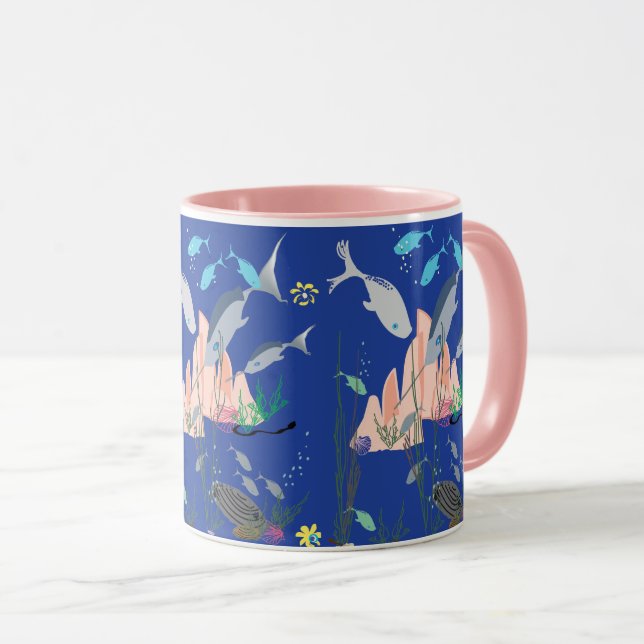Caneca de Bebida de Verão Subaquática Skandia (Frente Esquerda)