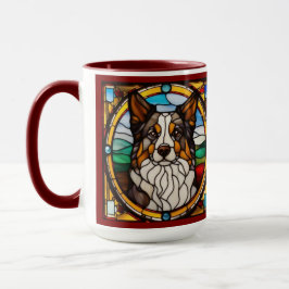 Caneca de Bebida do Australian Shepherd Fofo