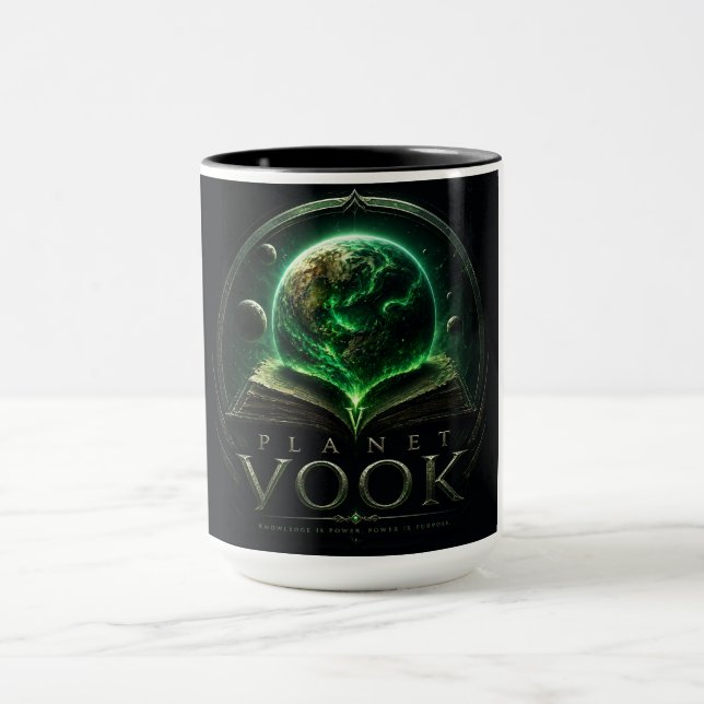 Caneca de Bebida do Planeta Vook (Centro)