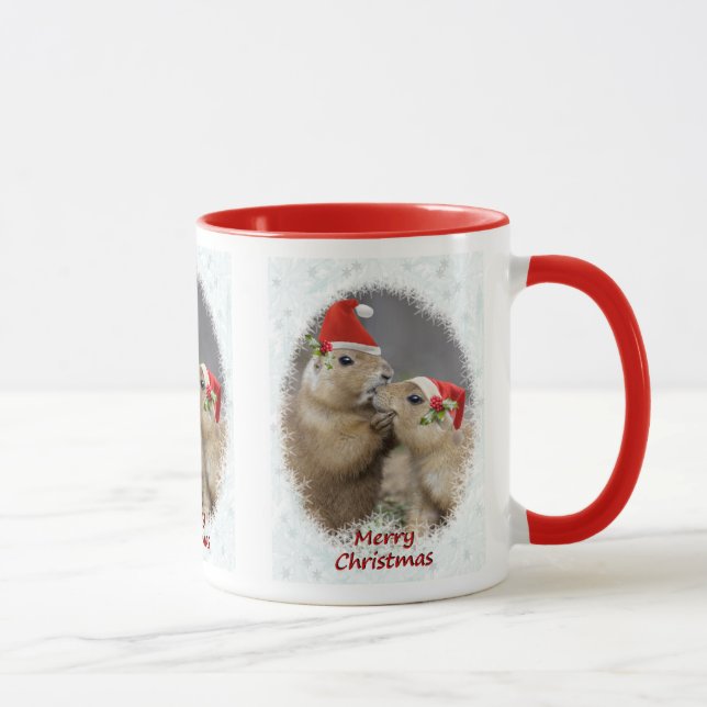 Caneca de Beijo de Natal (Direita)