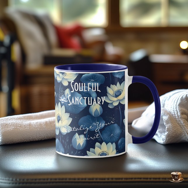 Caneca de Bem-Estar Boho Personalizada para Negóci (Criador carregado)