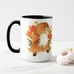 Caneca De BINDI MINGSIE da comida da caneca-mensagem