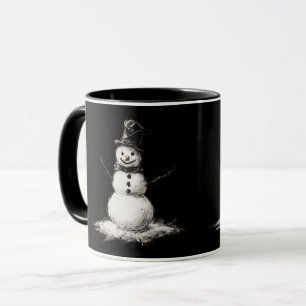 Caneca de boneco de neve